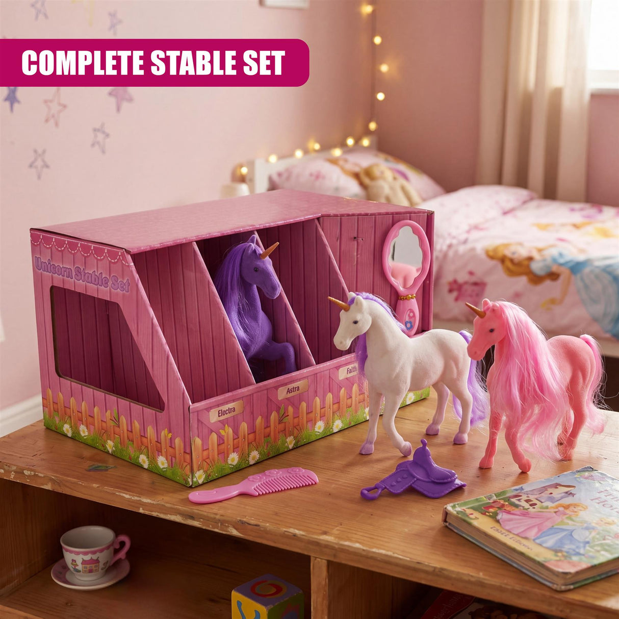 Unicorn Stable Playset