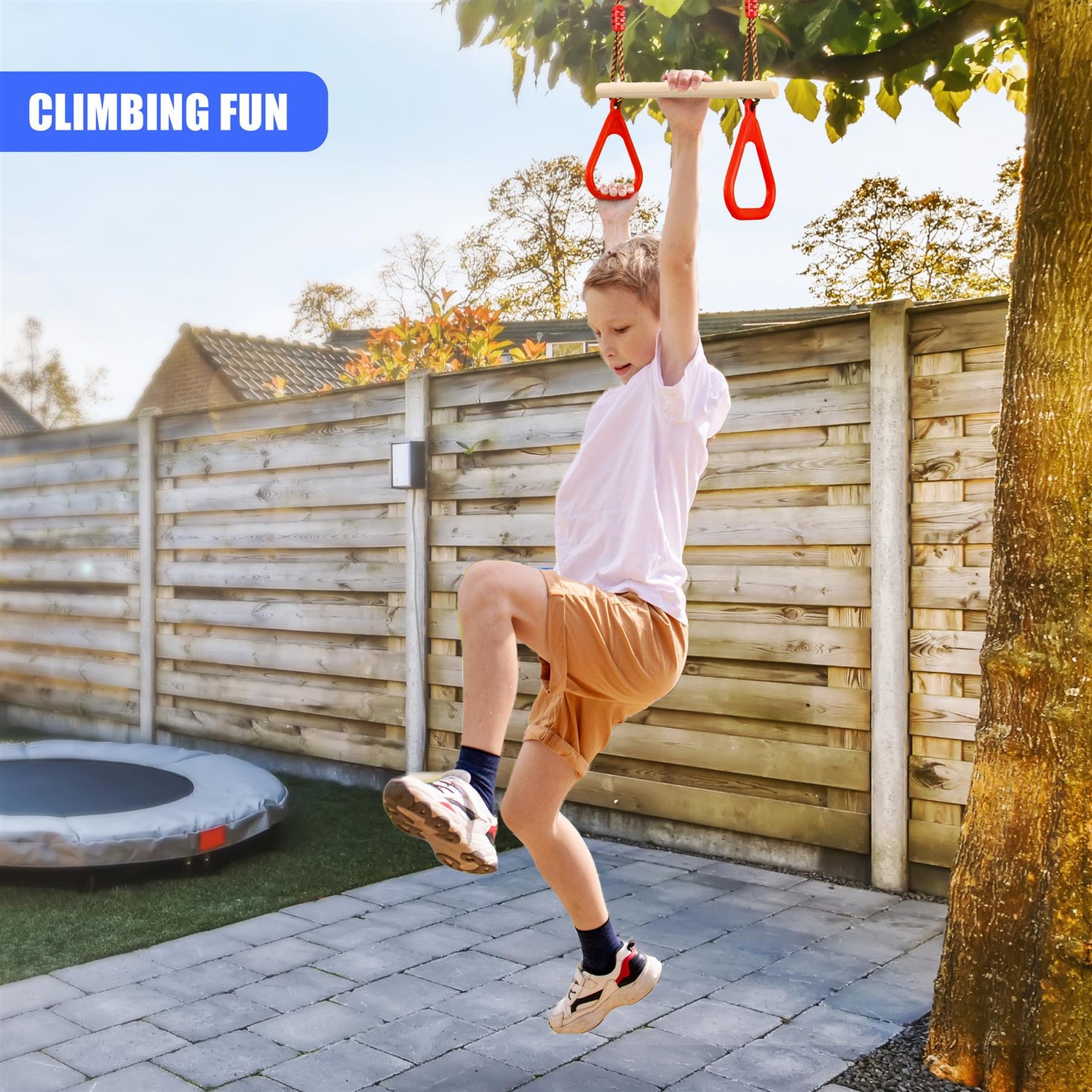 Trapeze Swing & Plate Seat by The Magic Toy Shop - UKBuyZone