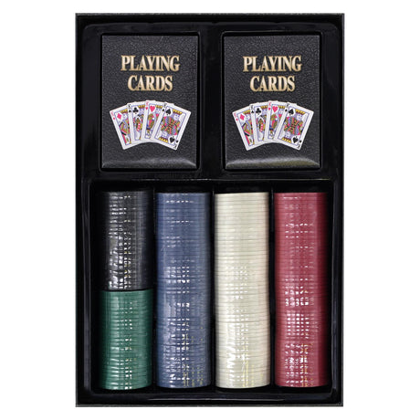 2 in 1 Texas Hold'em & Blackjack Set by The Magic Toy Shop - UKBuyZone