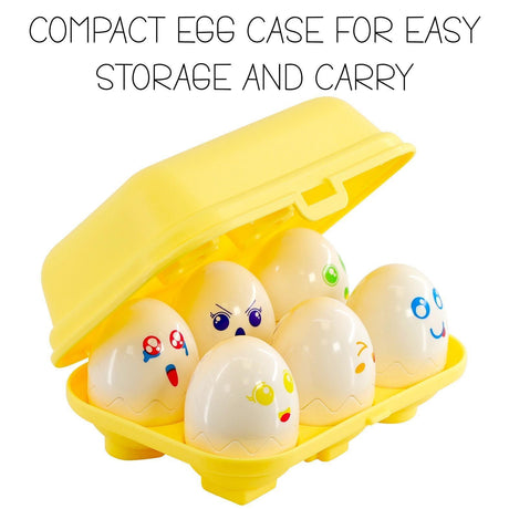 Hide n Squeak Matching Eggs Color & Shape Sorter by The Magic Toy Shop - UKBuyZone