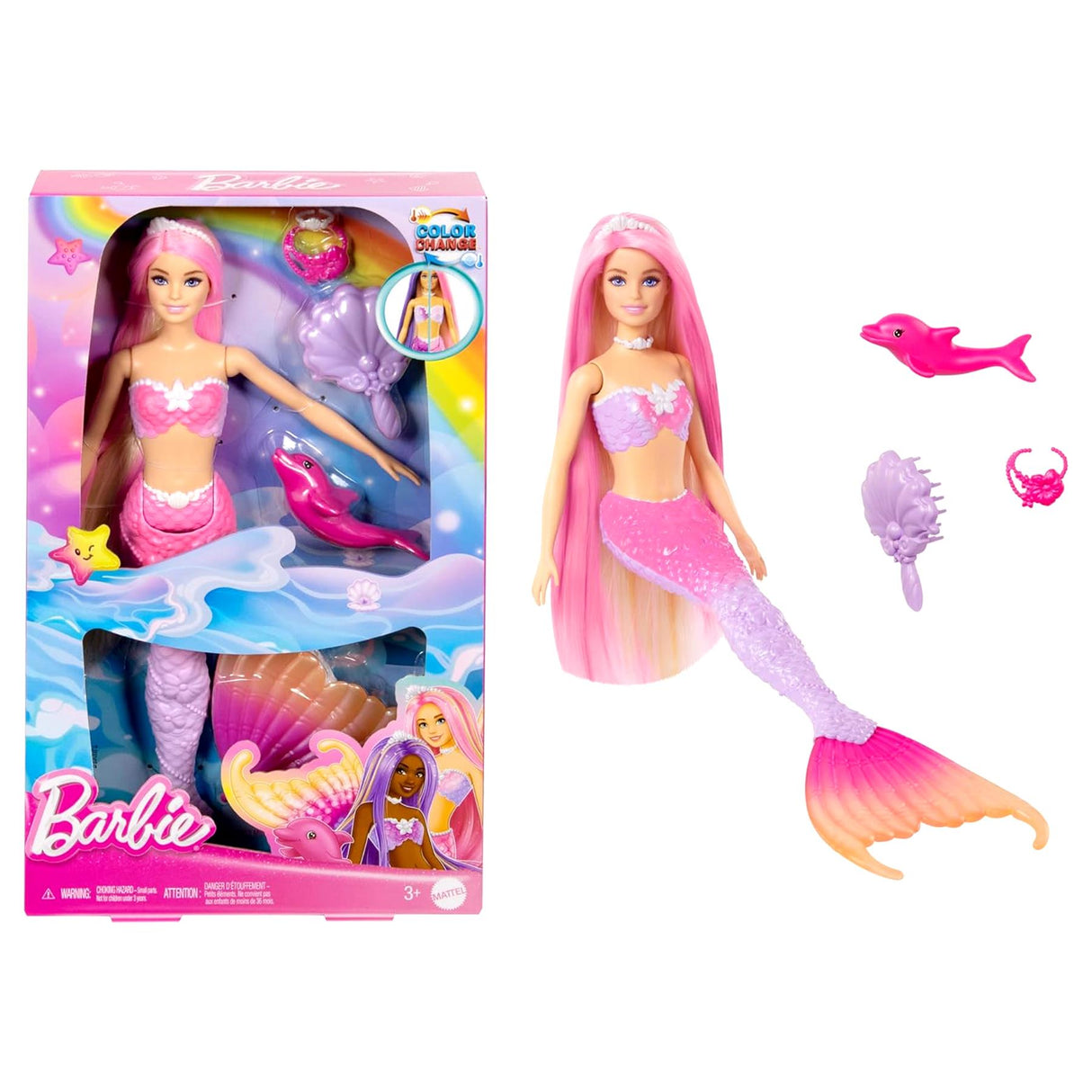 Barbie Malibu Color Change Mermaid Doll