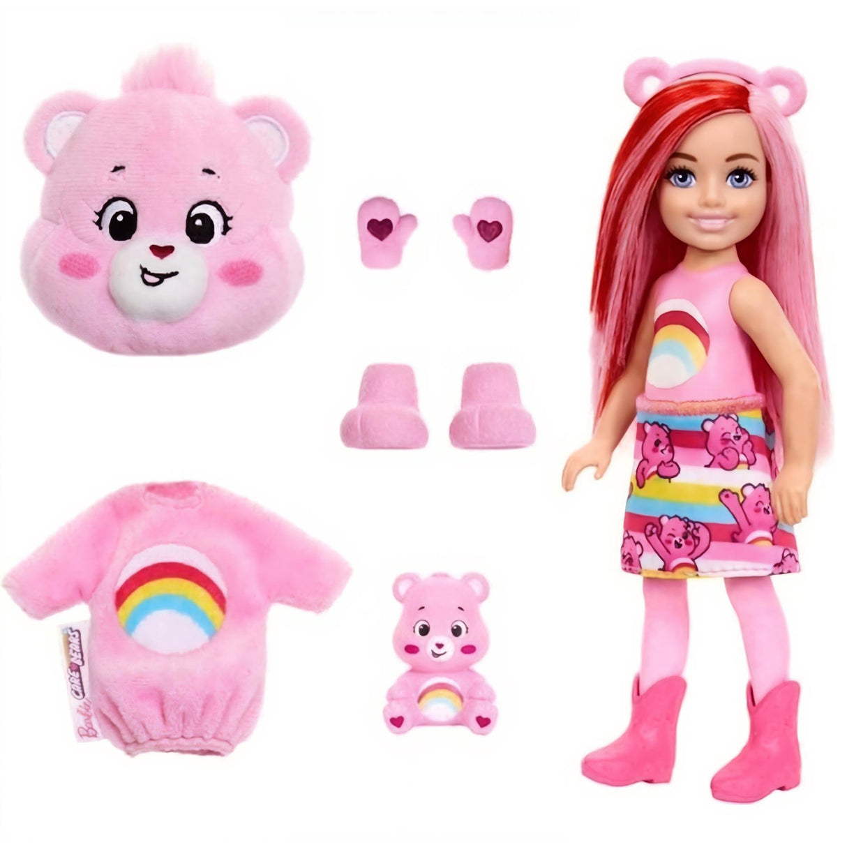 Barbie Cutie Reveal Care Bears Chelsea Doll