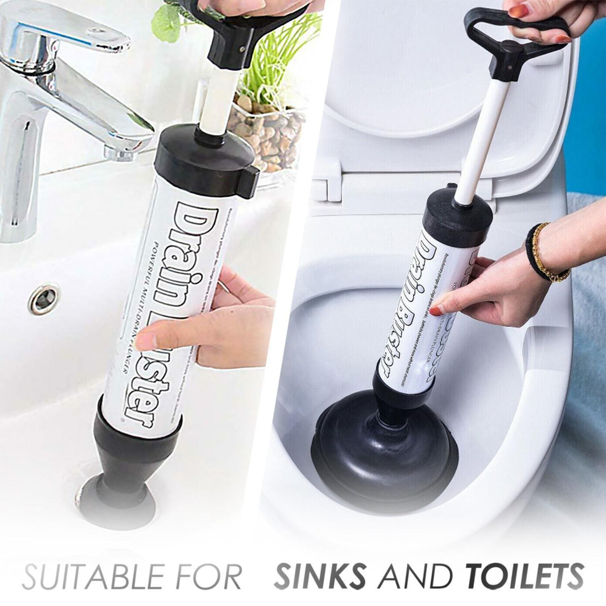 Air Pump Drain Plunger by MTS - UKBuyZone