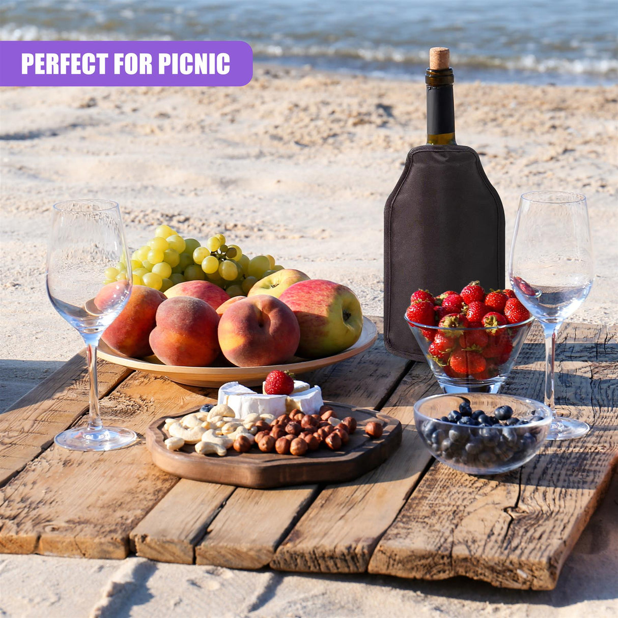Wine Bottle Cooler Sleeve by Geezy - UKBuyZone