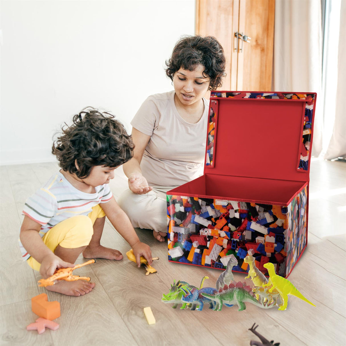 Bricks Large Storage Box by The Magic Toy Shop - UKBuyZone