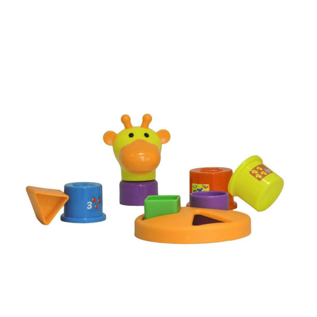 Gerry the Giraffe Shape Sorting Jumbo Stacking Cups by The Magic Toy Shop - UKBuyZone
