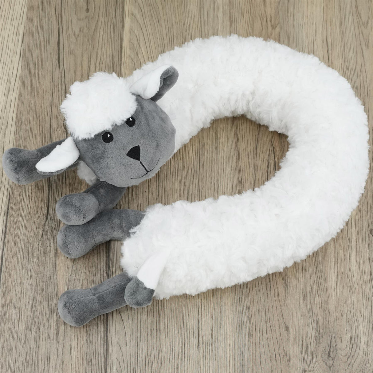 Novelty White Sheep Draught Excluder for Doors by The Magic Toy Shop - UKBuyZone