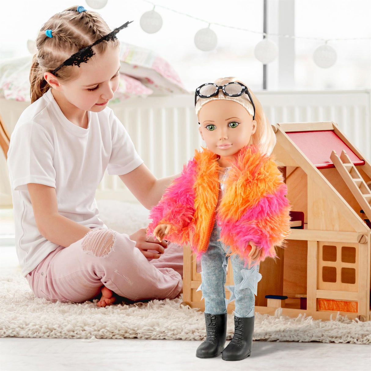 BiBi Fashion Doll with Glasses by BiBi Doll - UKBuyZone