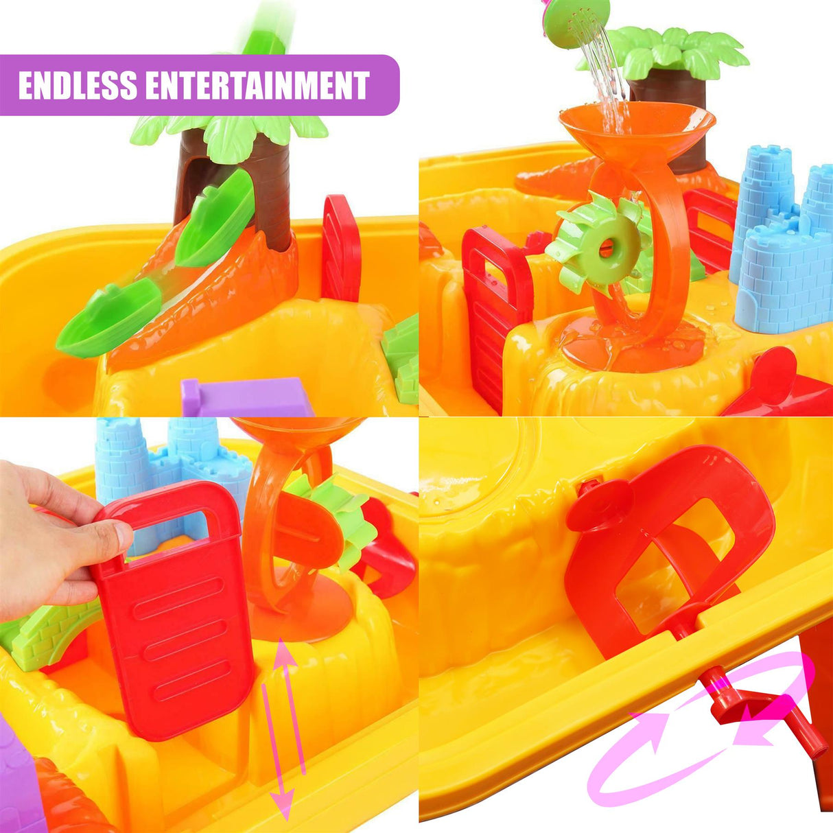 Sand & Water Table with Water Mill