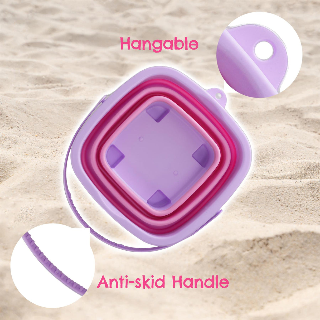 Collapsible Beach Bucket by The Magic Toy Shop - UKBuyZone
