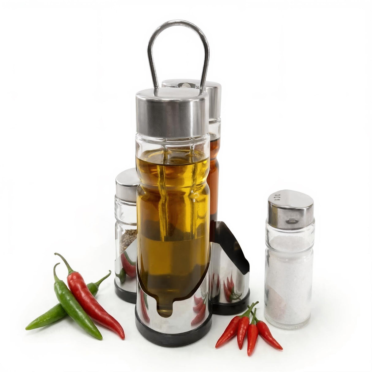 4 Piece Condiment Set