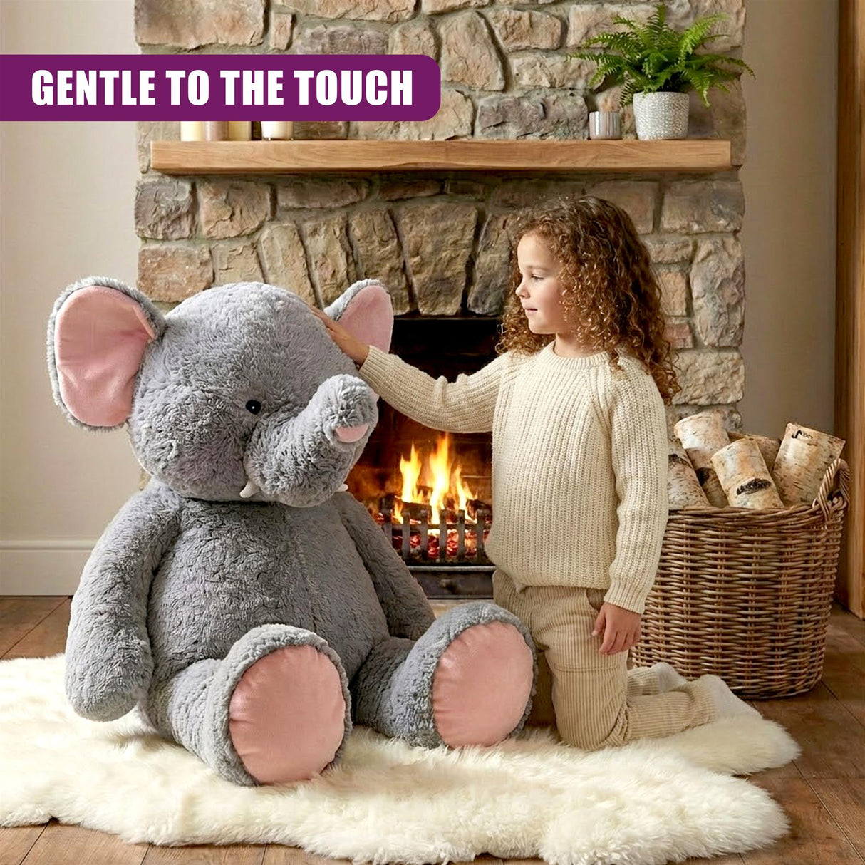 Giant Elephant Soft Toy - 100 cm