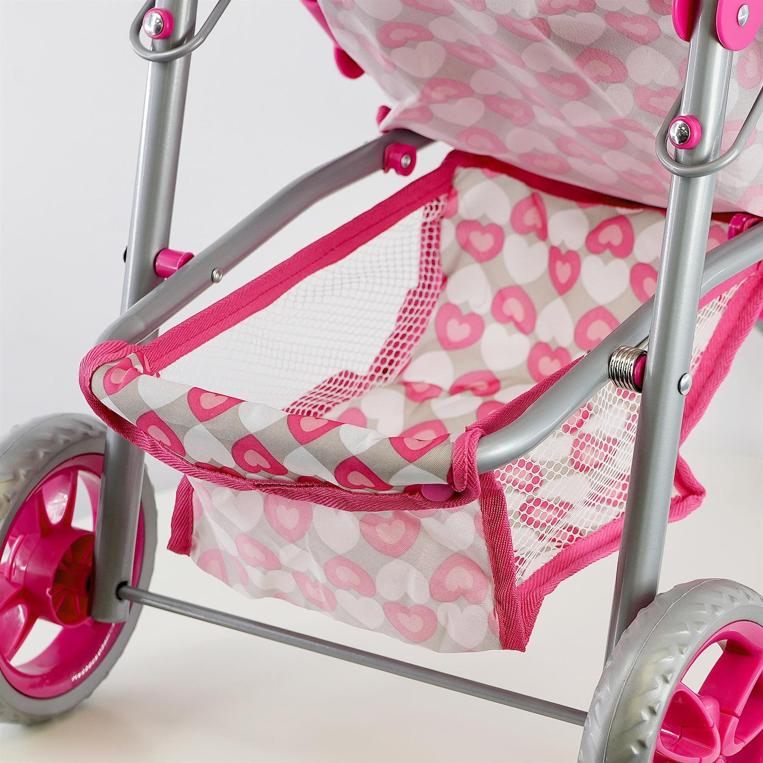 Baby Doll Pink Foldable Jogger Stroller by BiBi Doll - UKBuyZone
