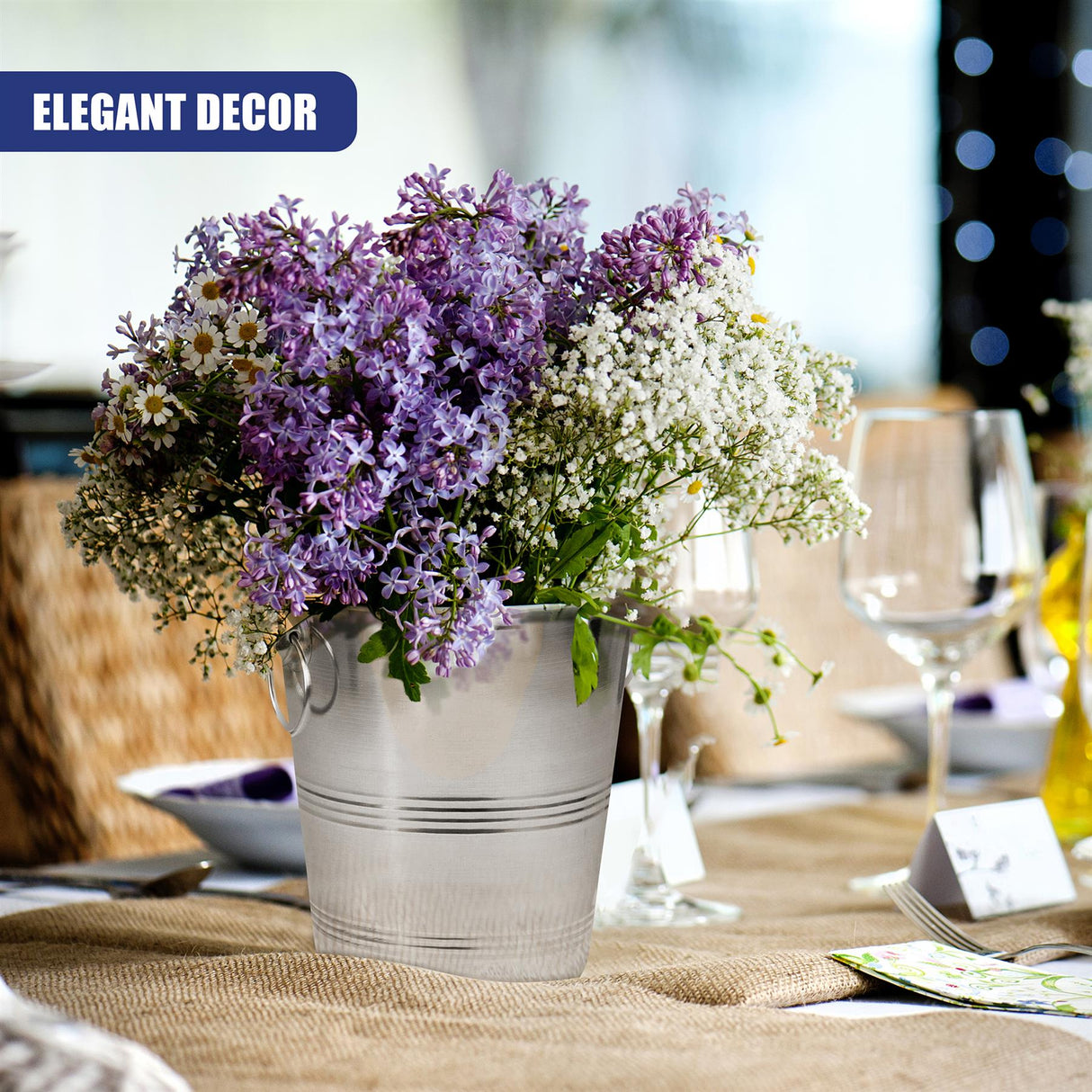 Stainless Steel Champagne Ice Bucket 4 Litre by GEEZY - UKBuyZone