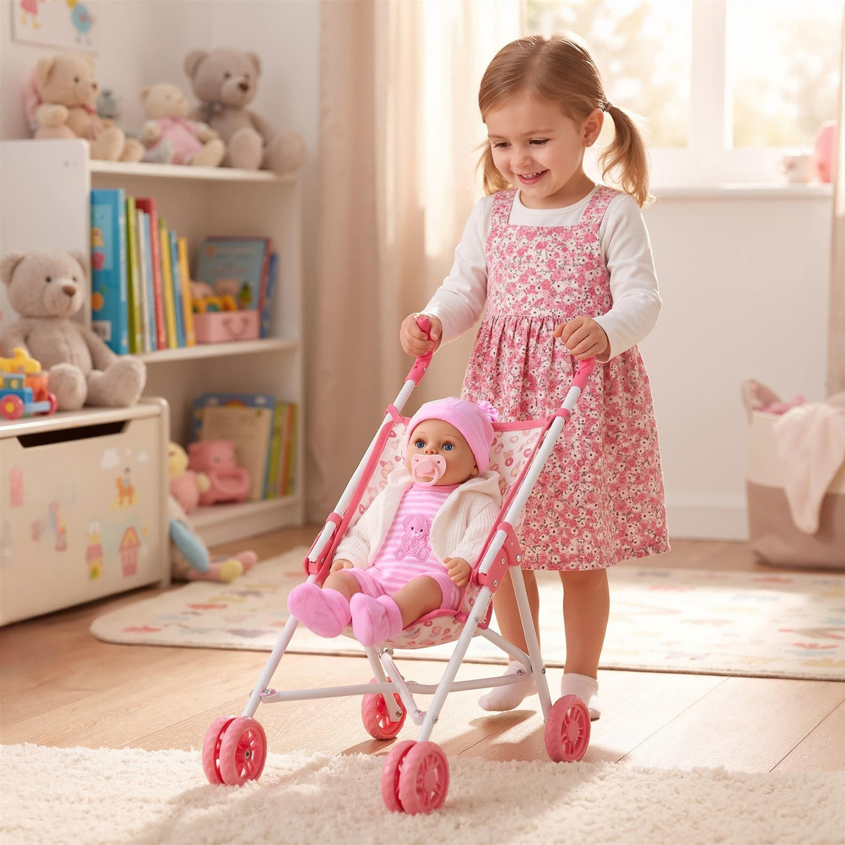 BiBi Baby Doll - Pink (45 cm / 18")