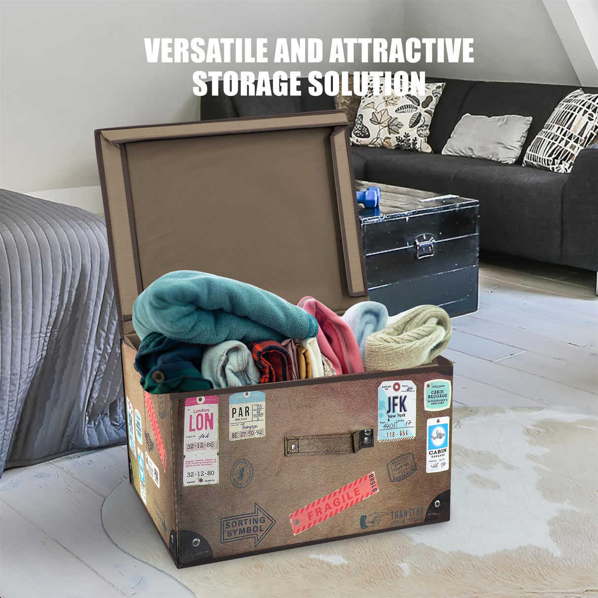 Vintage Large Storage Box by The Magic Toy Shop - UKBuyZone