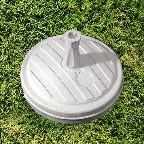 White Parasol Base, 13L by GEEZY - UKBuyZone