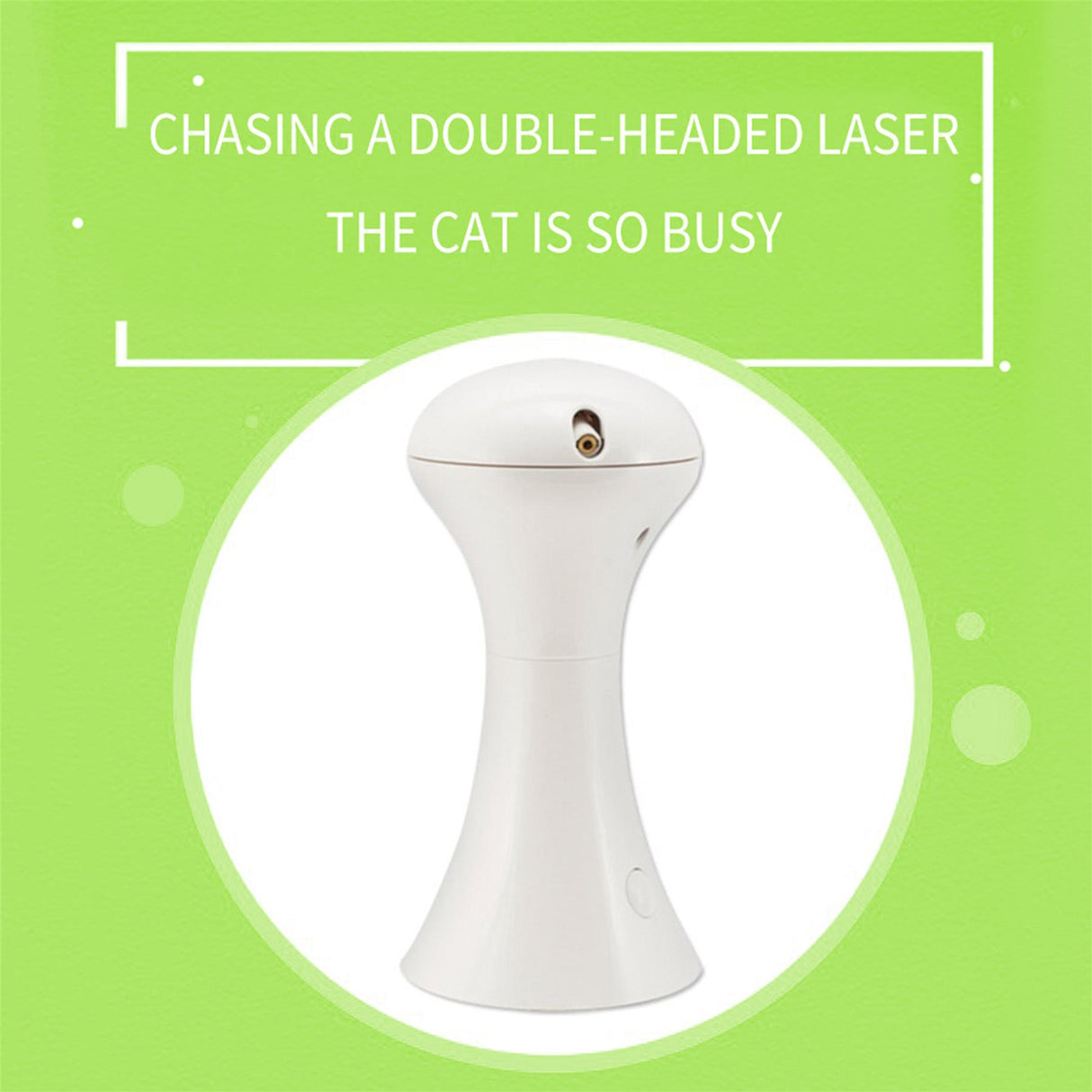 Cat Laser With Auto Switch Off & 360° Rotating Laser by GEEZY - UKBuyZone