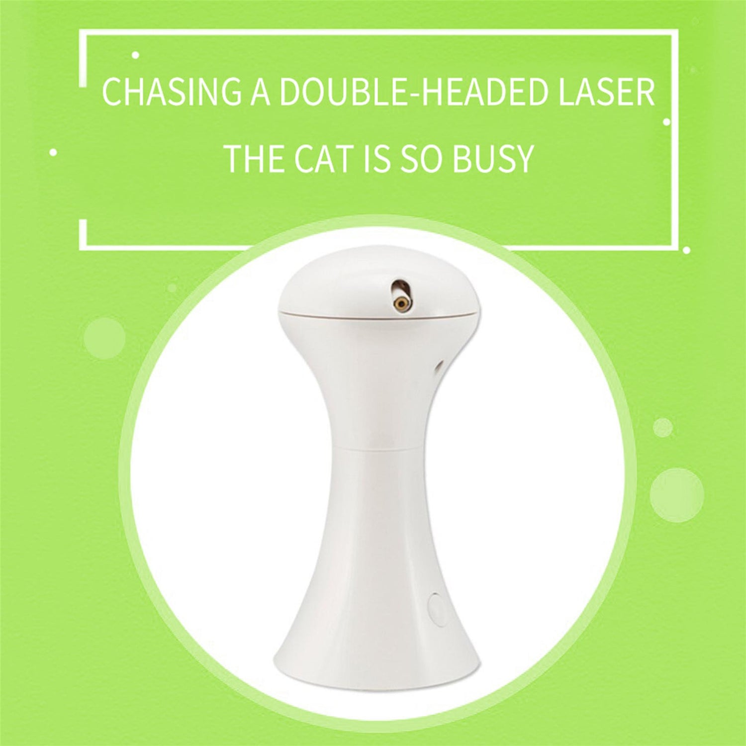 Cat Laser With Auto Switch Off & 360° Rotating Laser by GEEZY - UKBuyZone