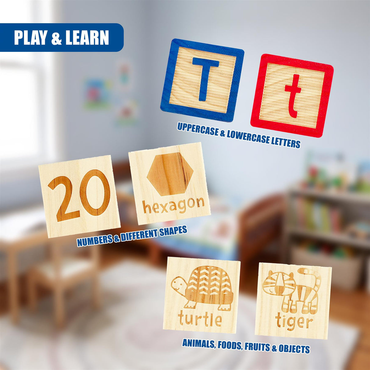 40 Piece Stacking Blocks