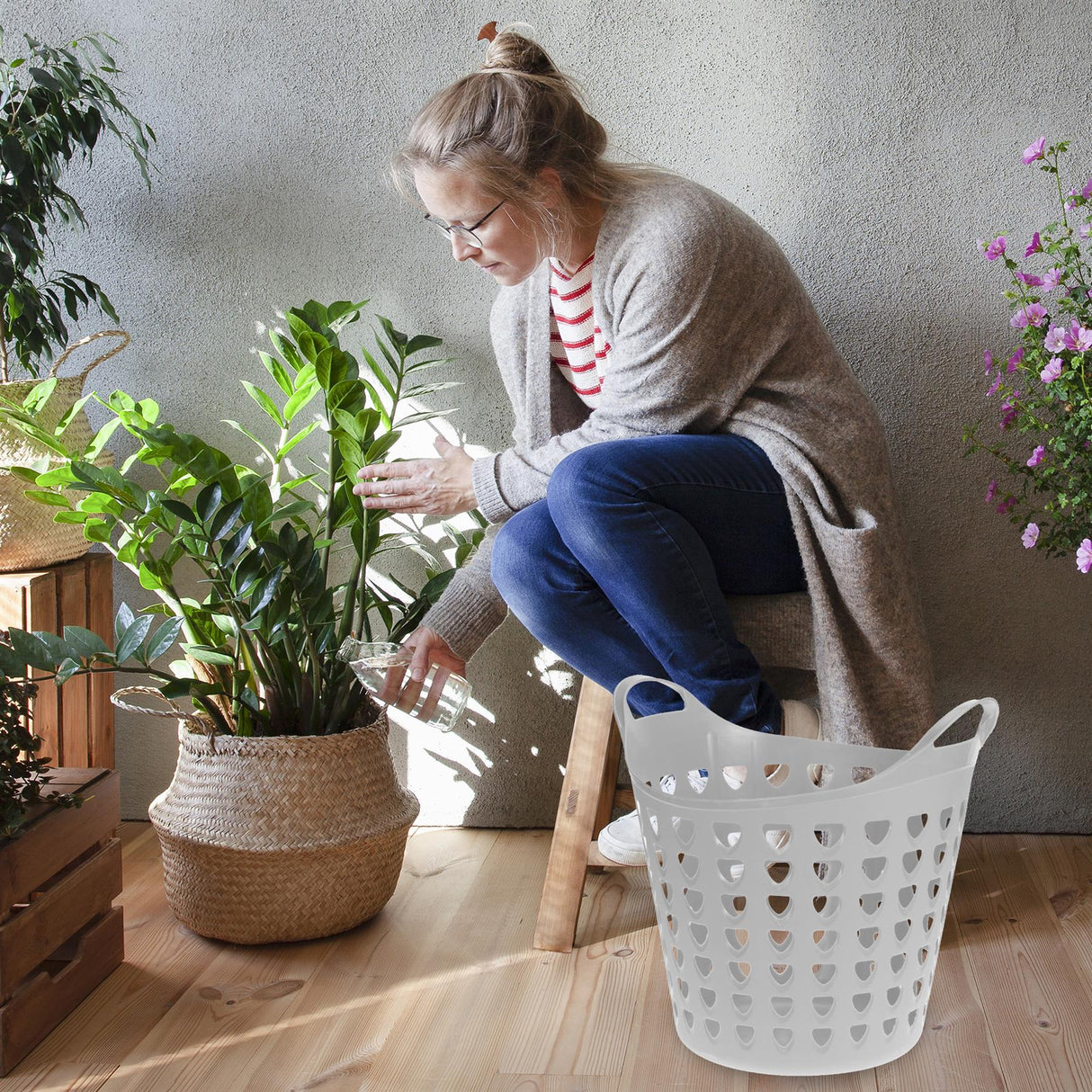 Flexi Tub 26L Home Garden Laundry Basket by GEEZY - UKBuyZone