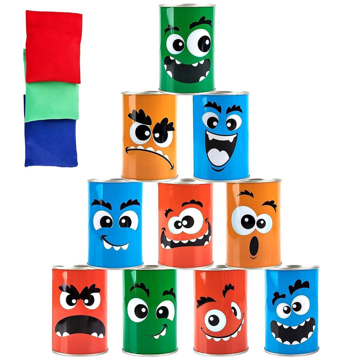 Tin Can Alley Bean Bag Toss Game by The Magic Toy Shop - UKBuyZone