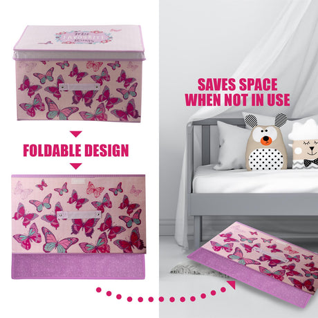 Butterfly Large Storage Box by The Magic Toy Shop - UKBuyZone