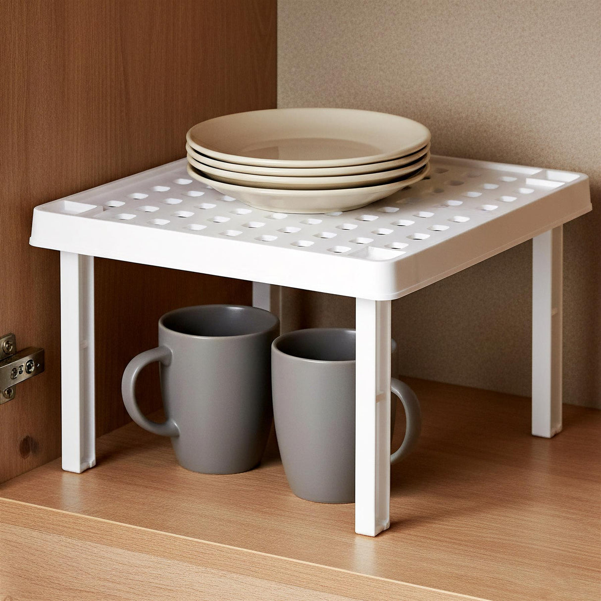 Kitchen Cabinet Stackable Insert Storage Shelf