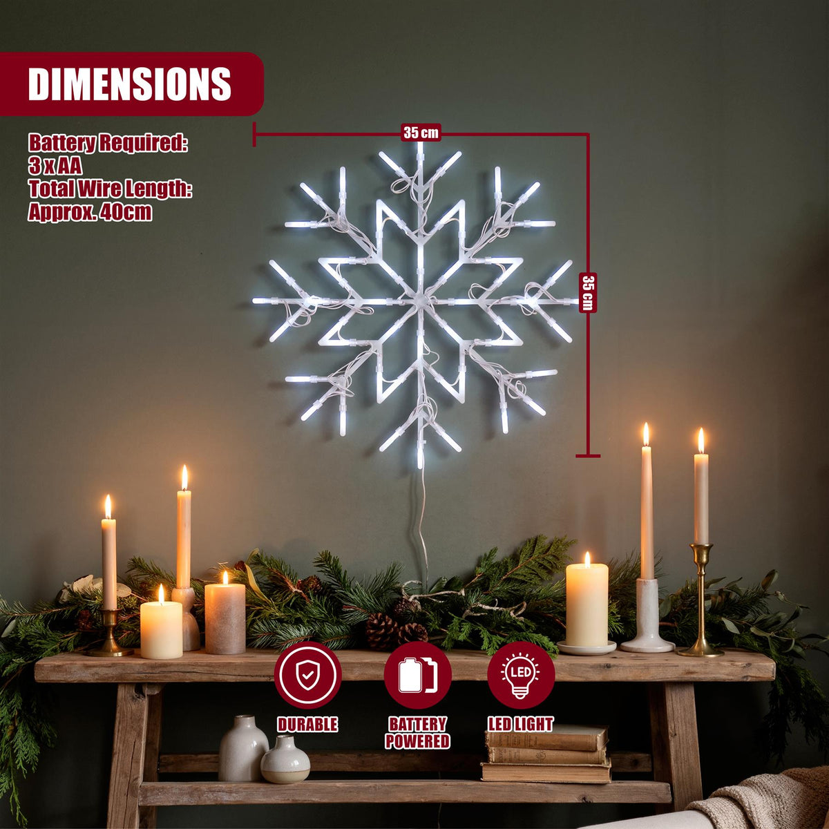 Christmas Snowflake Lights