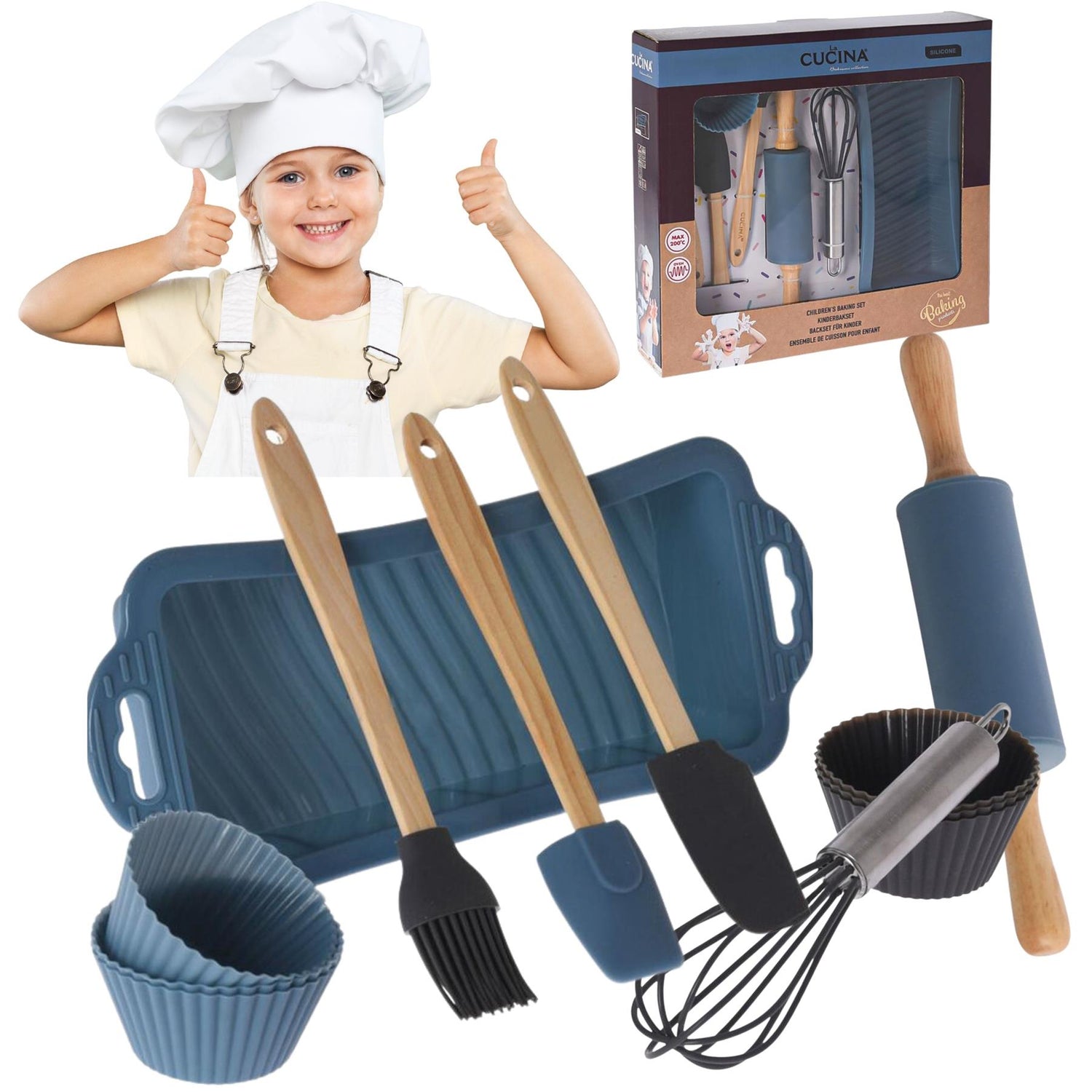 12 Piece Children Baking Set by The Magic Toy Shop - UKBuyZone