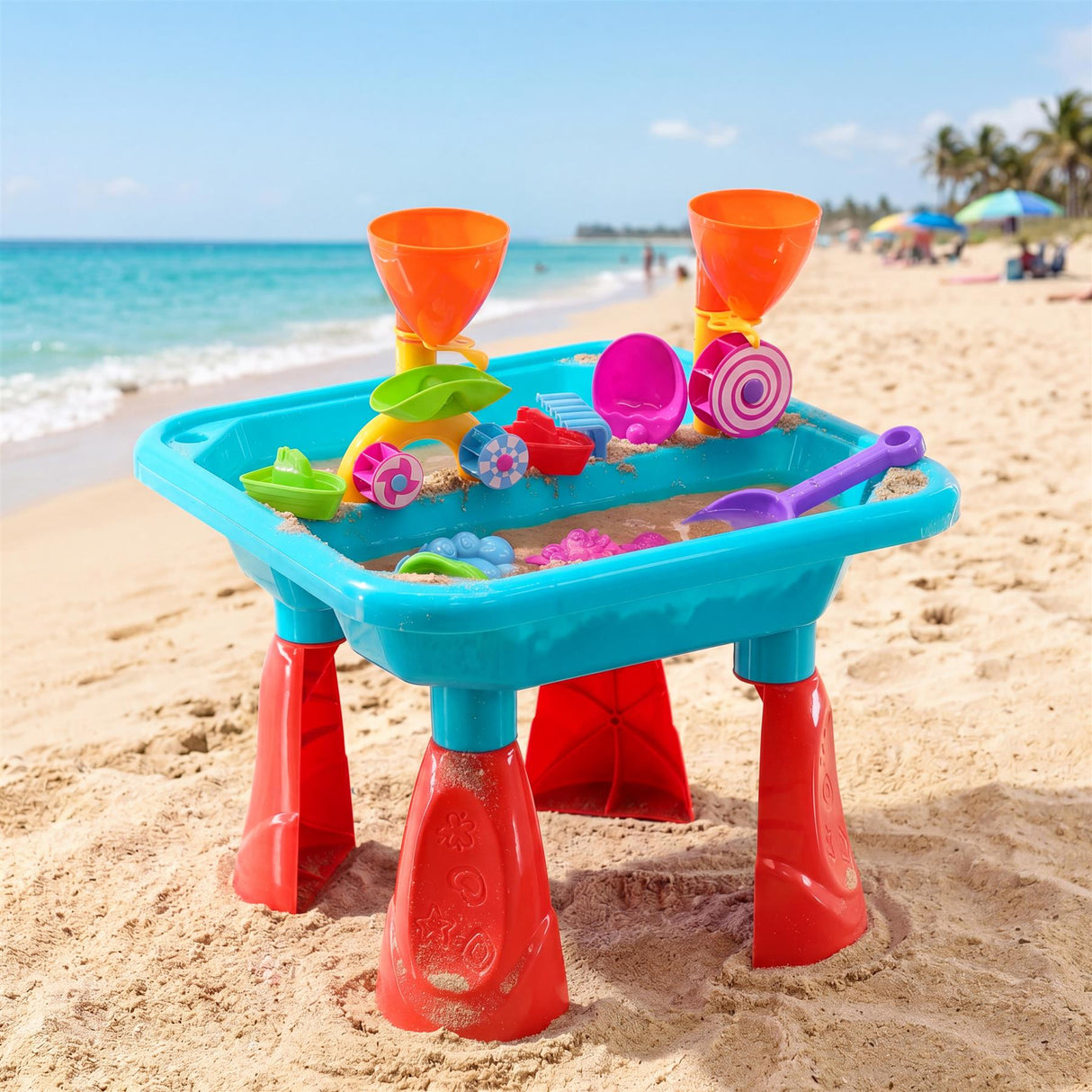 Blue Sand and Water Table Garden Sandpit Play Set