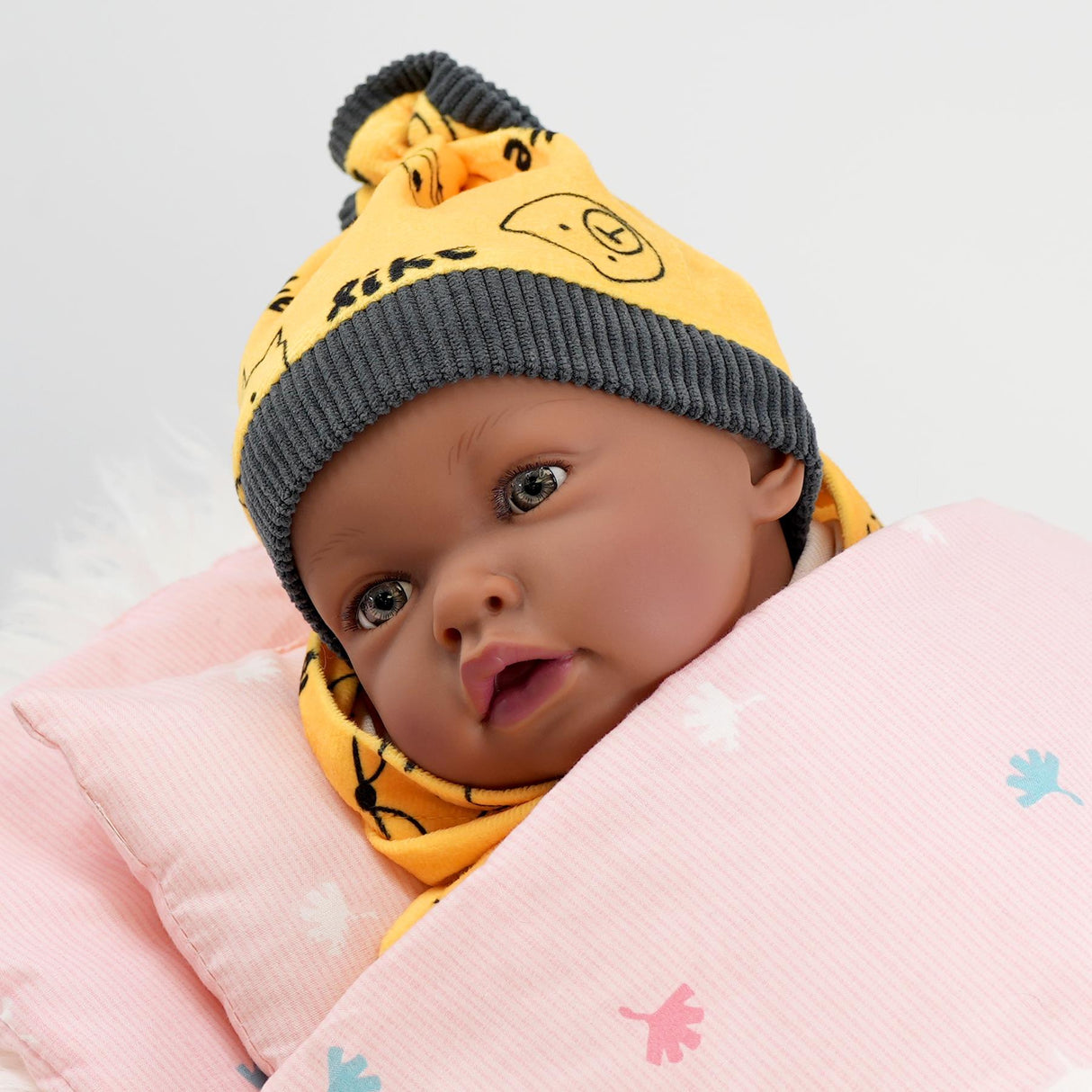 BiBi Black Baby Doll "Jax" (45 cm / 18") by BiBi Doll - UKBuyZone