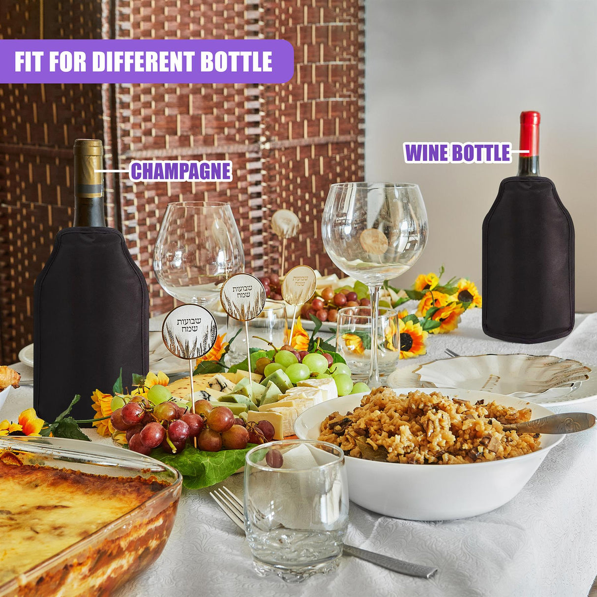 Wine Bottle Cooler Sleeve by Geezy - UKBuyZone
