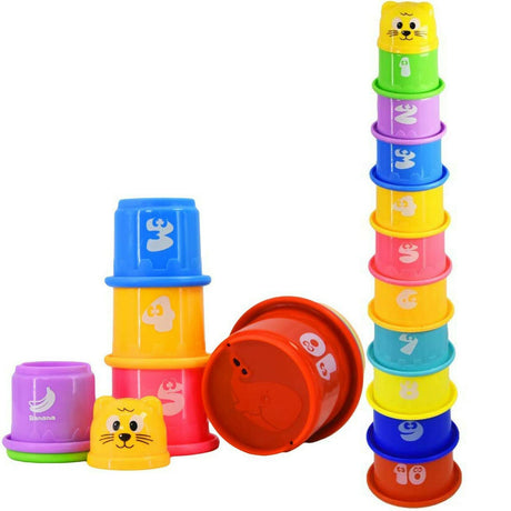 11-Piece Stacking & Nesting Bath Toy Set by The Magic Toy Shop - UKBuyZone