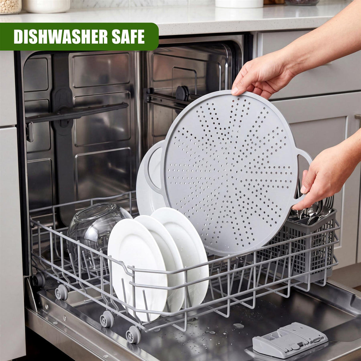 3-in-1 Silicone Strainer 28 cm