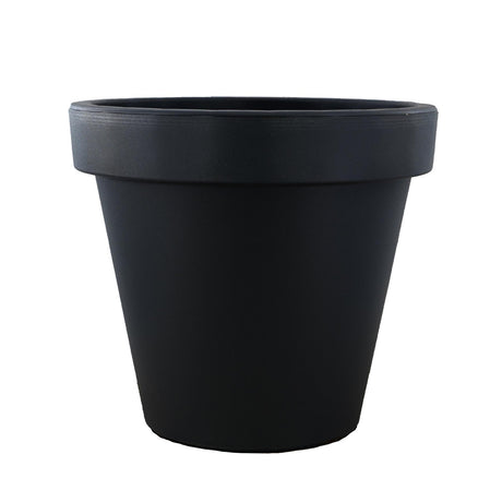 Anthracite Large Flower Pot Planter 35 x 31 cm by GEEZY - UKBuyZone