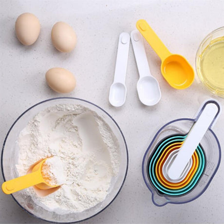 Measuring Cups & Spoons Set 9pcs by Geezy - UKBuyZone