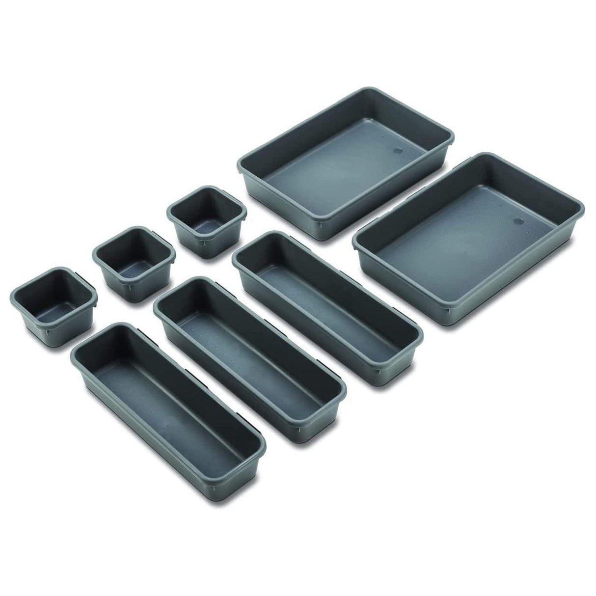 GEEZY Set of 8 Kitchen, Desk, Bathroom Drawer Organizer Set by Geezy - UKBuyZone