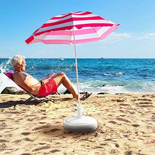 White Parasol Base, 13L by GEEZY - UKBuyZone