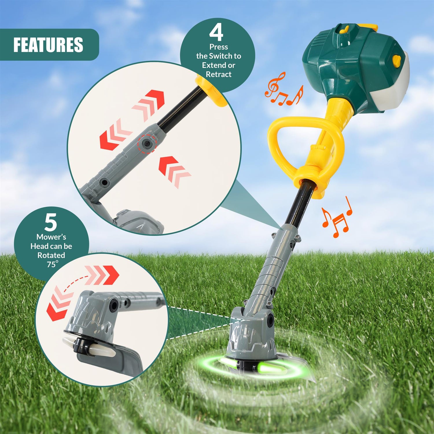 Kids Garden Toy Strimmer by The Magic Toy Shop - UKBuyZone