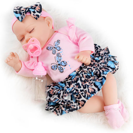 BiBi Reborn Doll Sleeping Girl "Bella" (43 cm / 17") by BiBi Doll - UKBuyZone