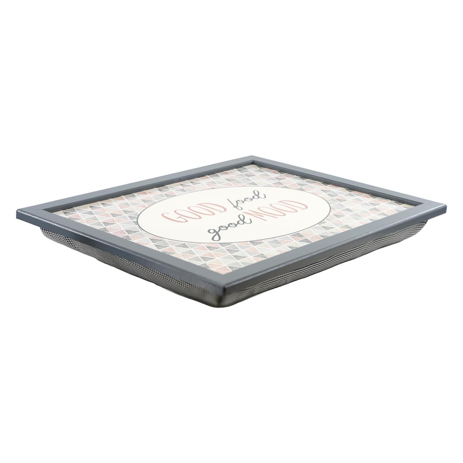 Good Food Good Mood Lap Tray With Bean Bag Cushion by Geezy - UKBuyZone