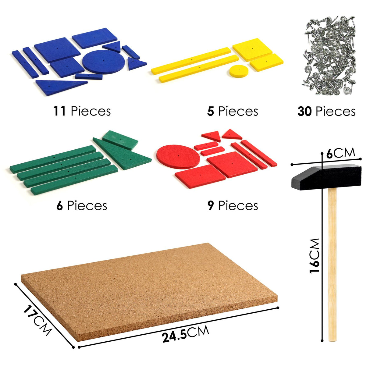 Hammer and Nail Tap Art Set by The Magic Toy Shop - UKBuyZone