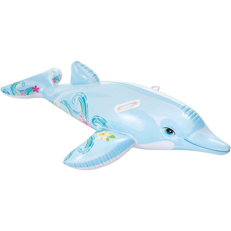 Dolphin Ride On Swimming Pool Float by Intex - UKBuyZone