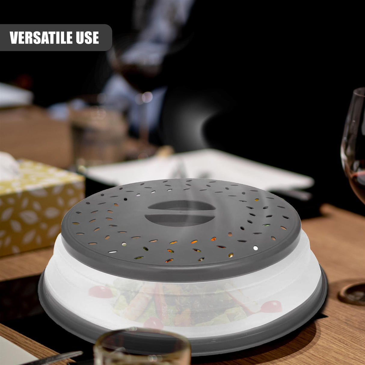 Collapsible Microwave Cover by GEEZY - UKBuyZone