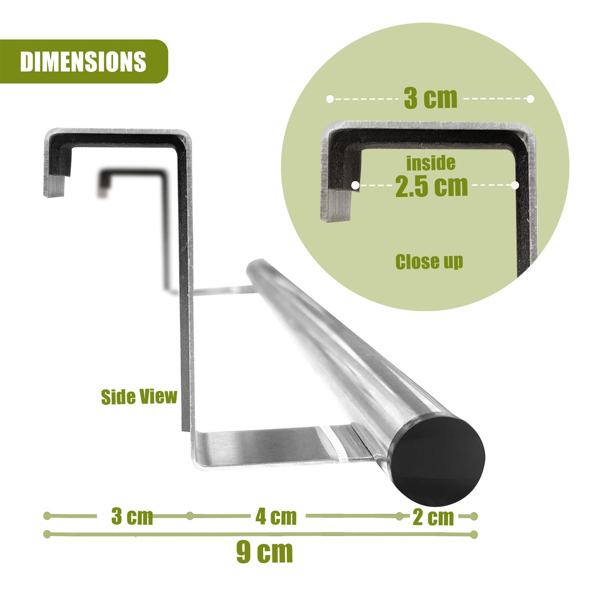 Extendable Over Door Tea Towel Rail by GEEZY - UKBuyZone