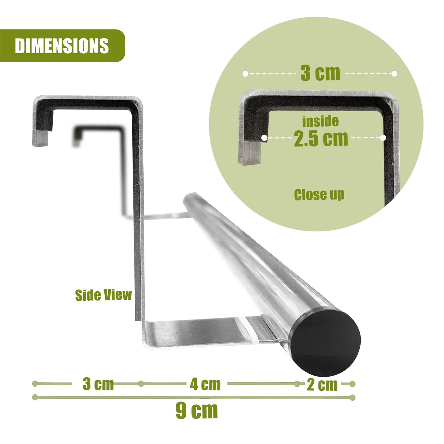 Extendable Over Door Tea Towel Rail by GEEZY - UKBuyZone