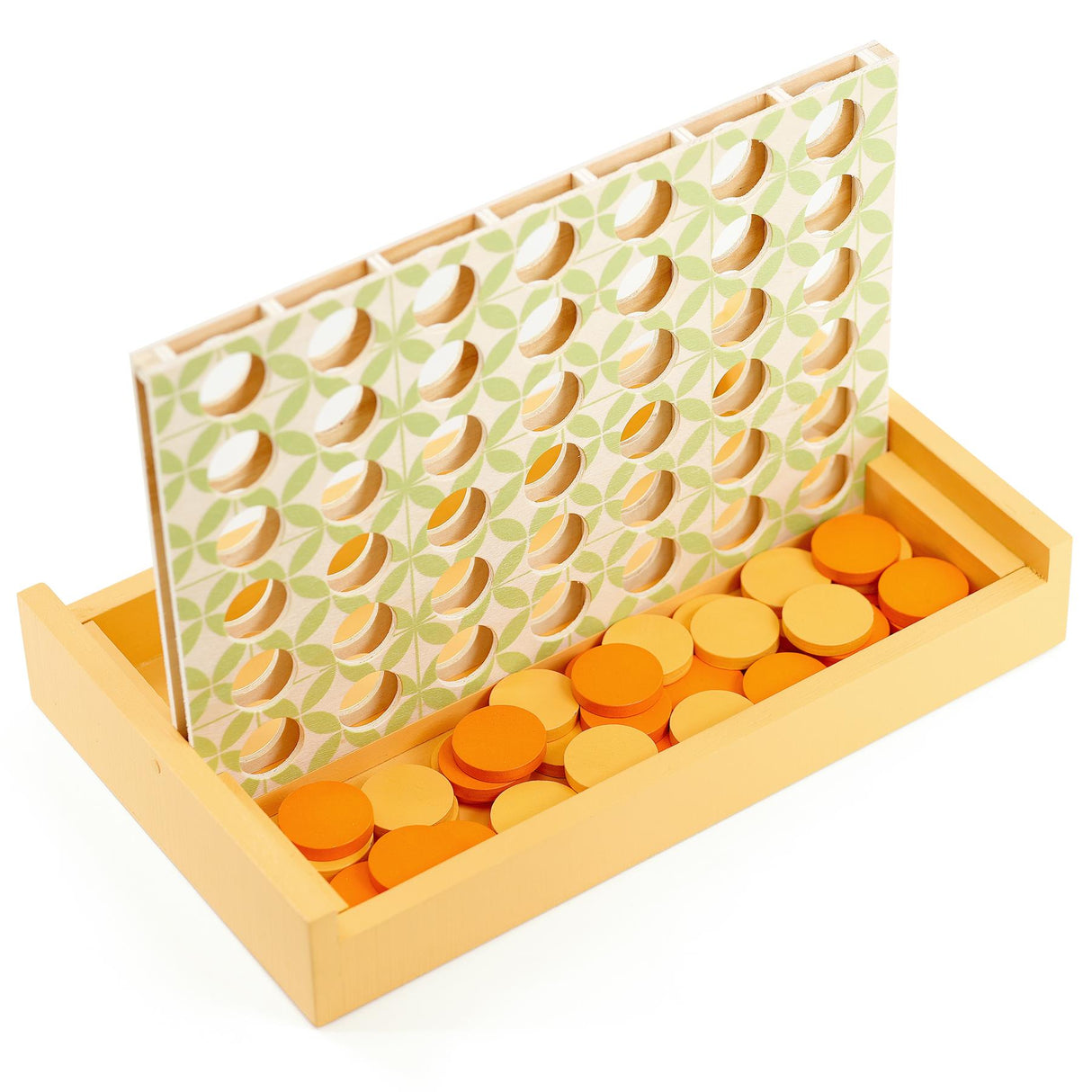 4 In A Row Classic Wooden Board Game by The Magic Toy Shop - UKBuyZone