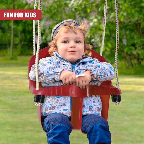 Red Children's Safety Swing Seat by MTS - UKBuyZone