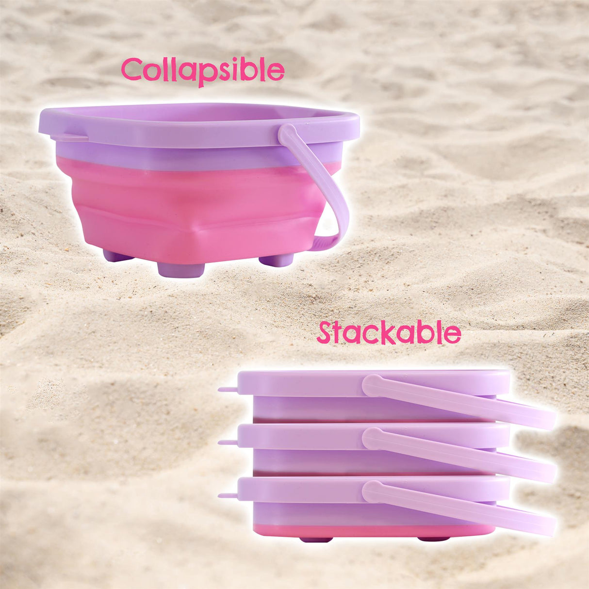 Collapsible Beach Bucket by The Magic Toy Shop - UKBuyZone